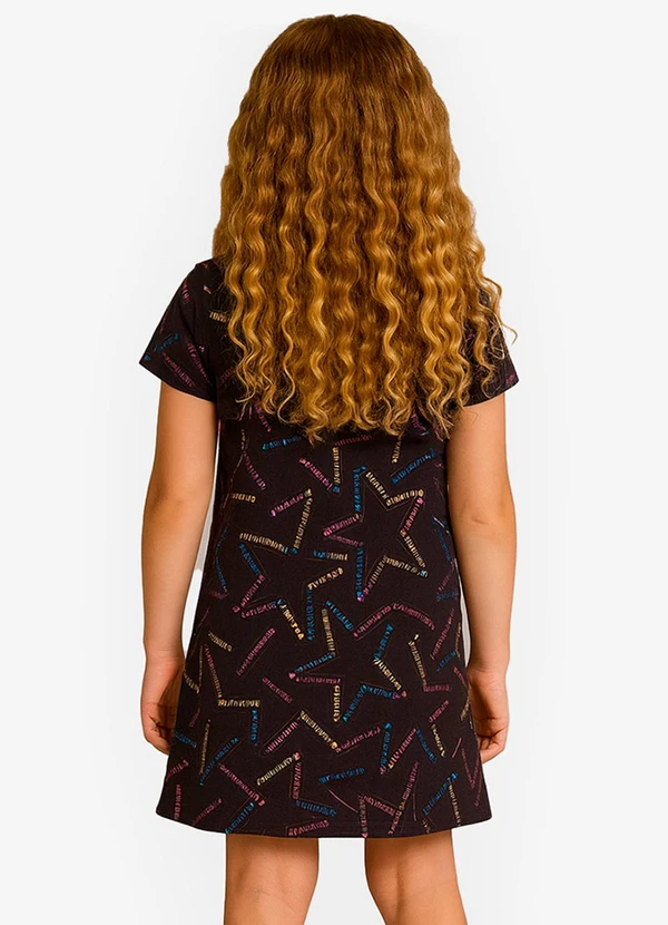 Select - Vestido Feminino Infantil Preto 2