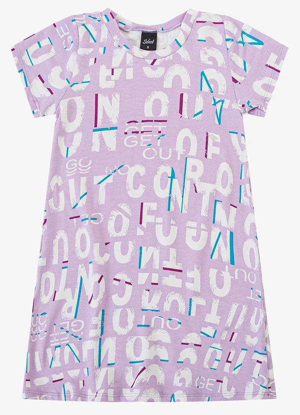 Select - Vestido Feminino Infantil Roxo 3