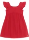 Trick Nick - Vestido Infantil em Cotton Glitter Rosa - variação: Vermelho