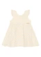 Trick Nick - Vestido Infantil em Cotton Plumetis Bege - variação: Bege