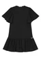 Trick Nick - Vestido Infantil em Malha Star Shine Rosa - variação: Preto