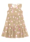 Trick Nick - Vestido Infantil em Popeline Rosa - variação: Bege