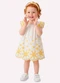 Kyly - Vestido Infantil Menina com Corte a Laser Branco - variação: Branco