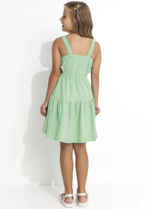 Fakini - Vestido em Malha Florence Verde - FAKINI
