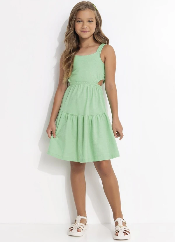 Fakini - Vestido em Malha Florence Verde