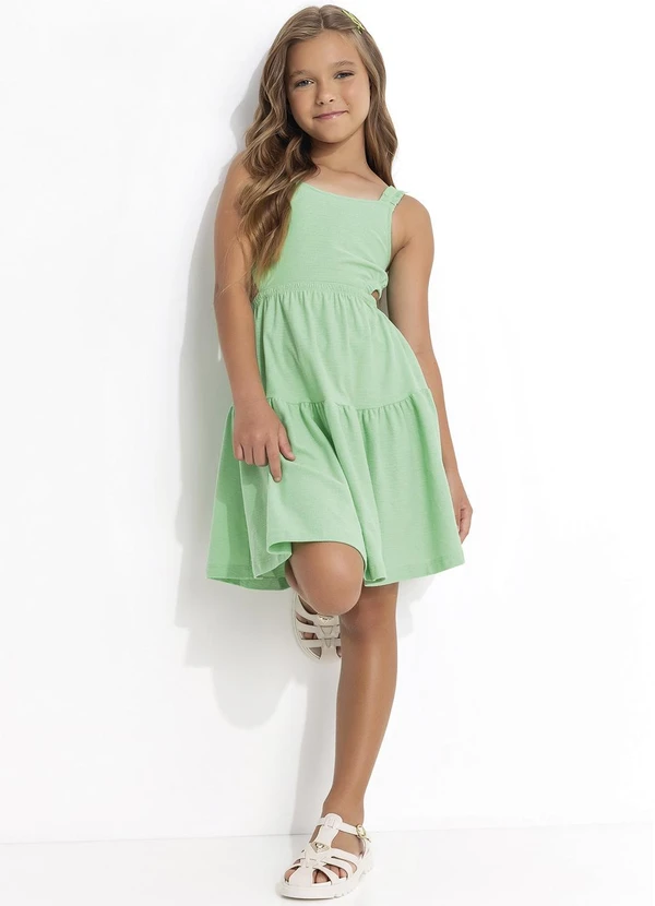 Fakini - Vestido em Malha Florence Verde 3