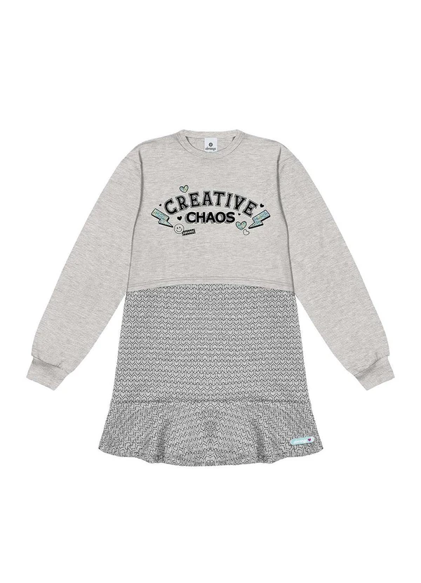 Abrange - Vestido Cinza 2