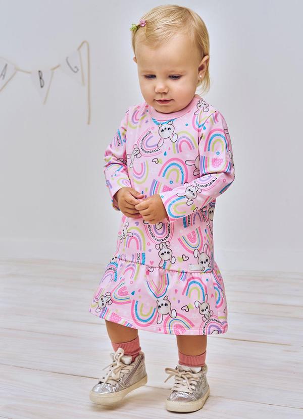 Abrange - Vestido Coelho Rosa