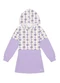 Abrange - Vestido com Capuz Roxo - variação: Roxo