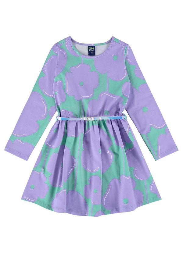 Bee Loop - Vestido com Cinto Azul