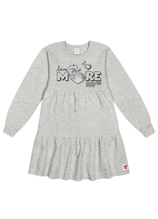 Abrange - Vestido com Paetê Reversível Mescla