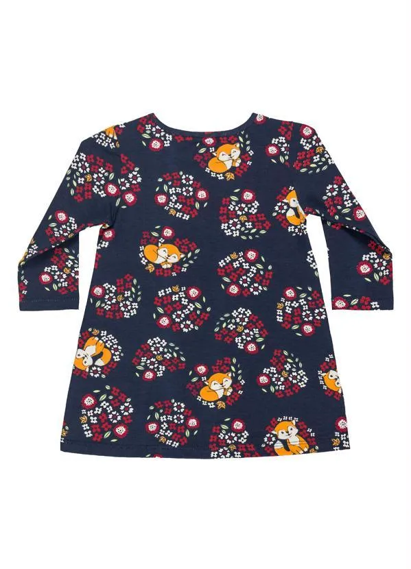 Bee Loop - Vestido de Inverno Bebê Azul 2