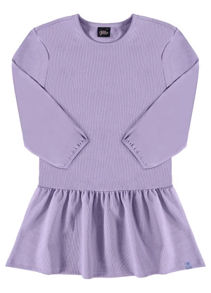 Gloss - Vestido em Malha com Lurex Juvenil Roxo - GLOSS