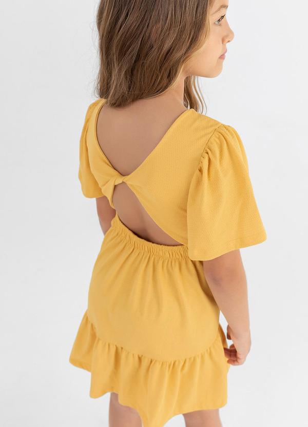 Colorittá - Vestido Menina Infantil Amarelo 2
