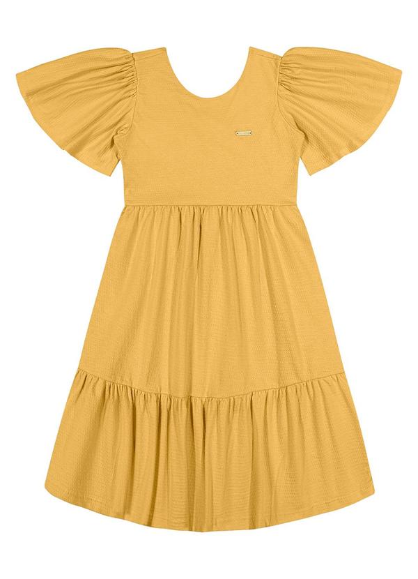 Colorittá - Vestido Menina Infantil Amarelo 4