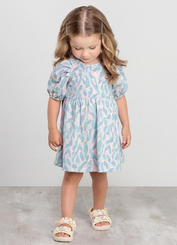 Colorittá - Vestido Menina Infantil Azul