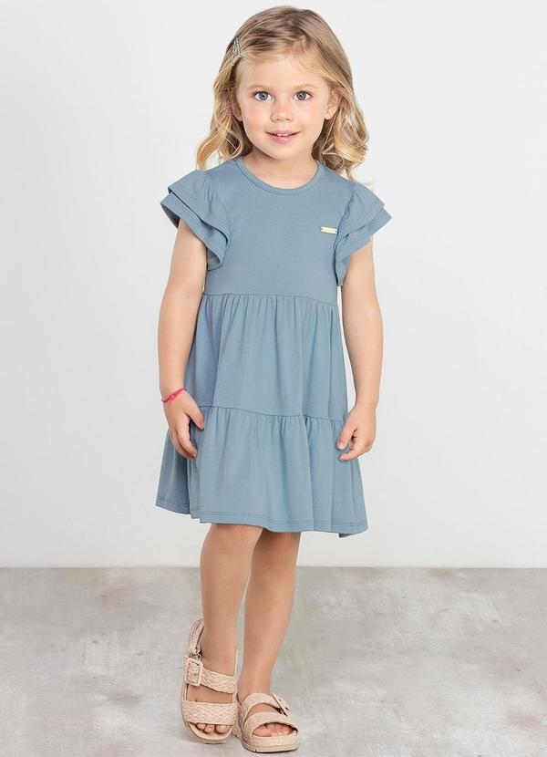 Colorittá - Vestido Menina Infantil Azul