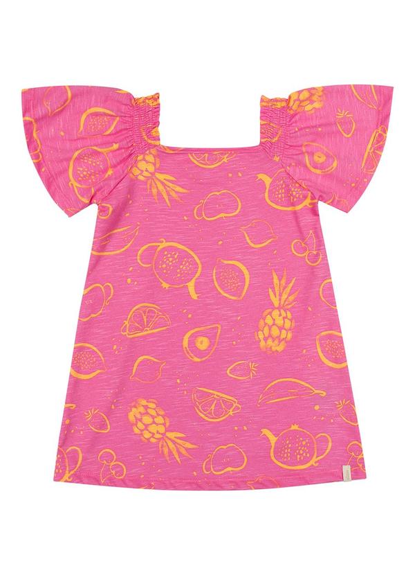 Elian - Vestido Feminino Infantil Rosa