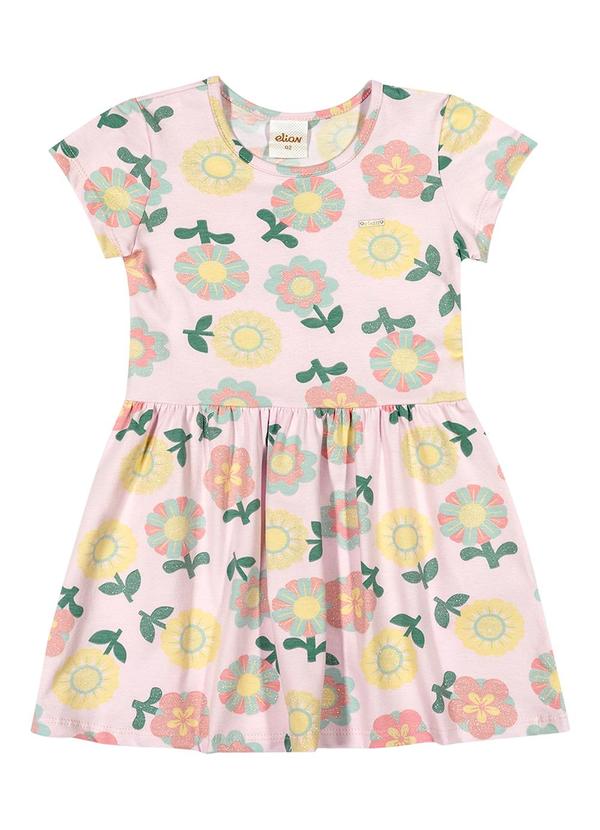 Elian - Vestido Feminino Infantil Rosa