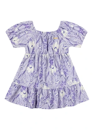 Colorittá - Vestido Menina Infantil Roxo - COLORITTÁ