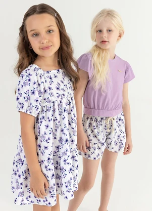 Colorittá - Vestido Menina Infantil Roxo - COLORITTÁ