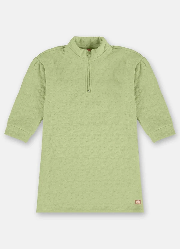 Up Baby - Vestido Florido para Menina Verde 2