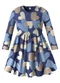 Malwee Kids - Vestido Godê Corações Rosa - variação: Azul Marinho