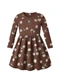 Malwee Kids - Vestido Godê Corações Rosa - variação: Marrom