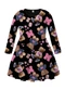 Malwee Kids - Vestido Godê Corações Rosa - variação: Preto