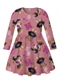 Malwee Kids - Vestido Godê Corações Rosa - variação: Rosê