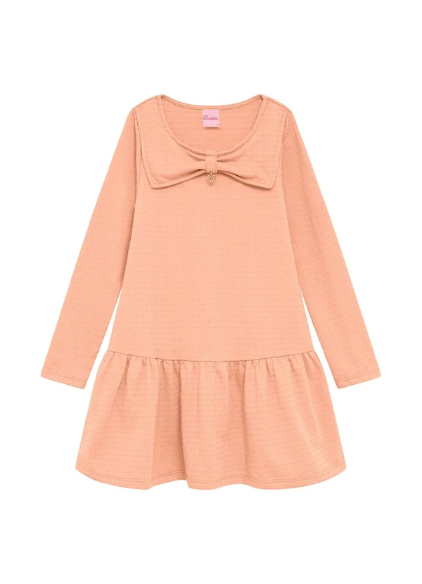 Duduka - Vestido Infantil Ana Bola Rosa 