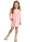Marlan - Vestido Infantil em Molecotton Tricot Coral - variação: Coral