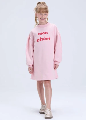 Vida Costeira - Vestido Infantil Feminino de Mon Chéri Rosa - VIDA COSTEIRA