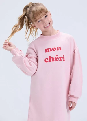 Vida Costeira - Vestido Infantil Feminino de Mon Chéri Rosa - VIDA COSTEIRA