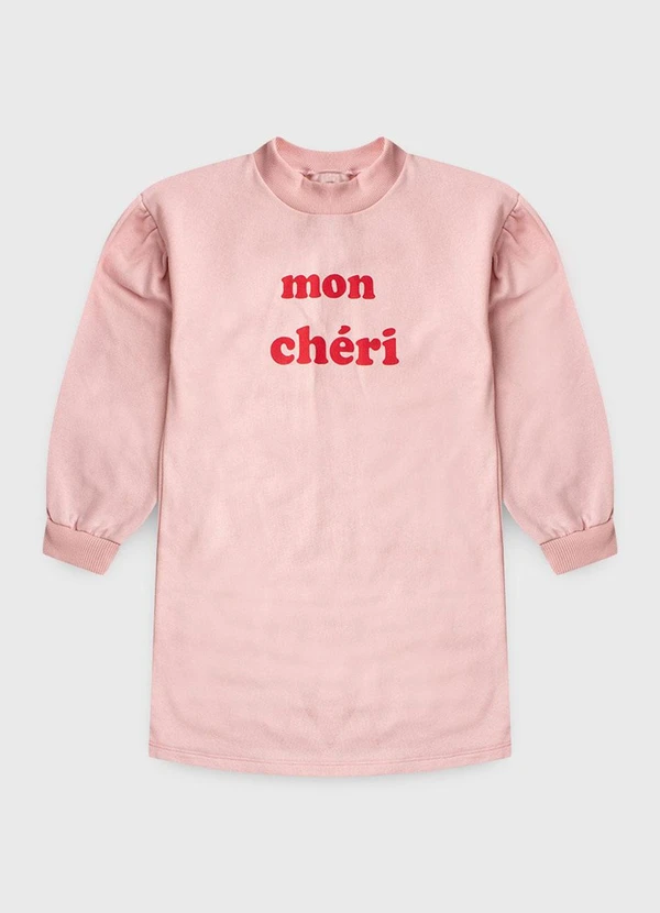 Vida Costeira - Vestido Infantil Feminino de Mon Chéri Rosa 3