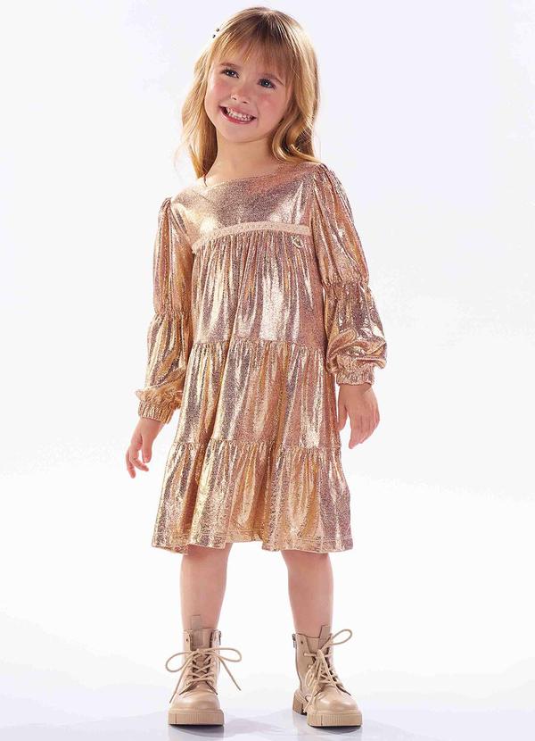 Kiki - Vestido Infantil Feminino Rosa