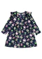 Bee Loop - Vestido Infantil Floral em Cotton Rosa - variação:  