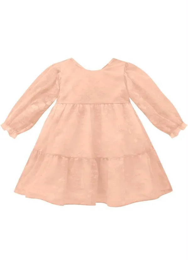 Milon - Vestido Infantil Laranja