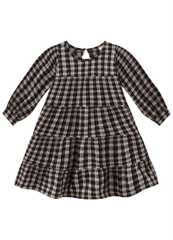Milon - Vestido Infantil Marrom