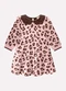 Milon - Vestido Infantil Menina Animal Print Rosa - variação: Rosa