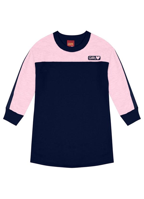 Kyly - Vestido Infantil Menina Azul
