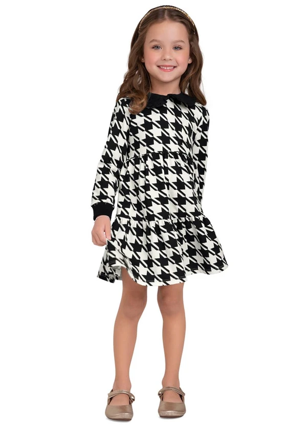 Milon - Vestido Infantil Menina Bege