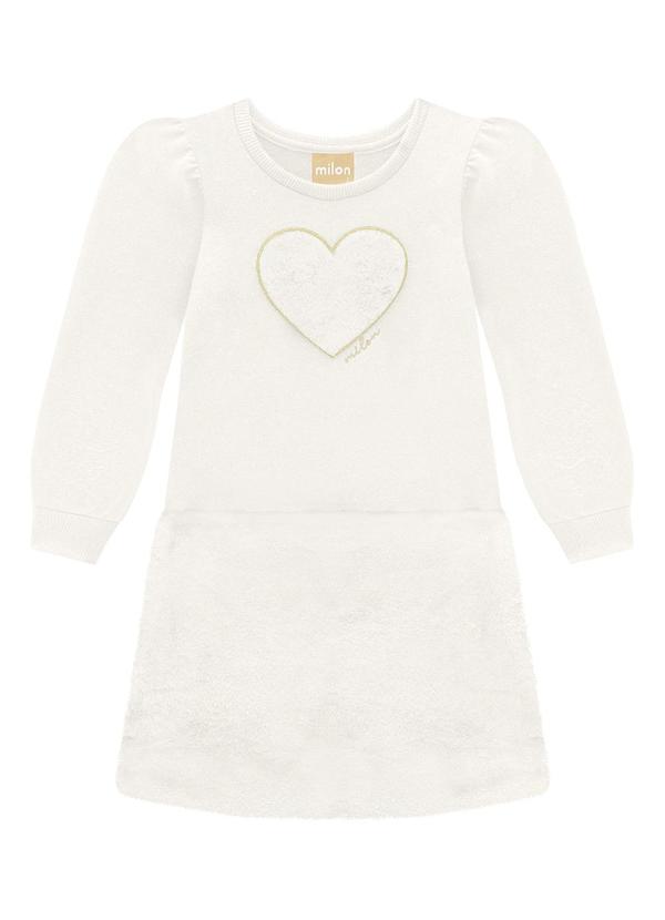 Milon - Vestido Infantil Menina Bege