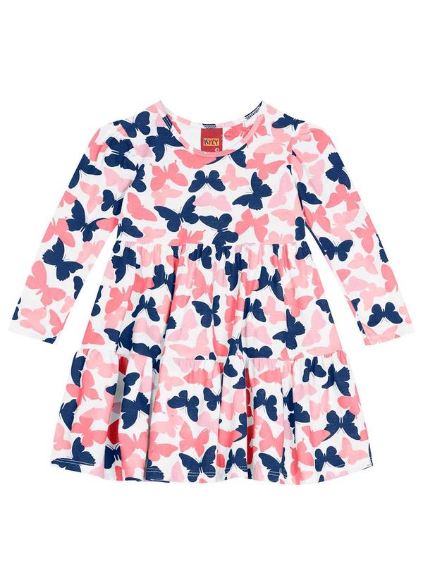 Kyly - Vestido Infantil Menina Branco