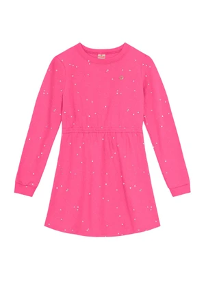 Brandili - Vestido Infantil Menina Brilhos Rosa - BRANDILI