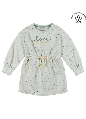 Colorittá - Vestido Infantil Menina Corações Verde - COLORITTÁ