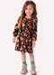 Nanai - Vestido Infantil Menina em Algodão Off White - variação: Preto