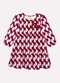 Milon - Vestido Infantil Menina em Cotton Vermelho - variação: Vermelho