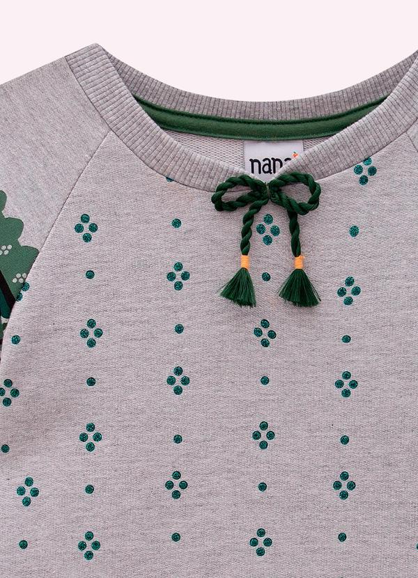 Nanai - Vestido Infantil Menina Estampa Cinza 3