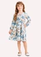 Milon - Vestido Infantil Menina Flores Branco - variação: Branco